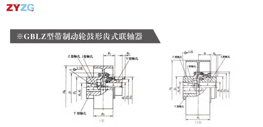 GBLZ 型帶製動輪鼓形齒式香蕉视频三级片